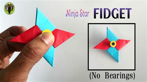 Ninja Star Fidget Spinner Handmade Diy Tutorial By Paper Folds