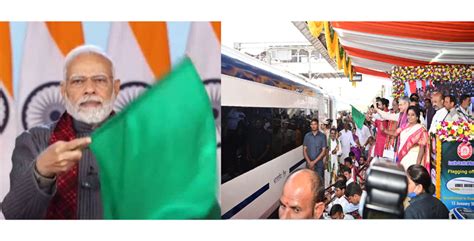 Modi Flags Off Secunderabad Vizag Vande Bharat Train Service Daily