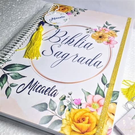 Biblia Personalizada Leitura Confortavel Produtos Elo