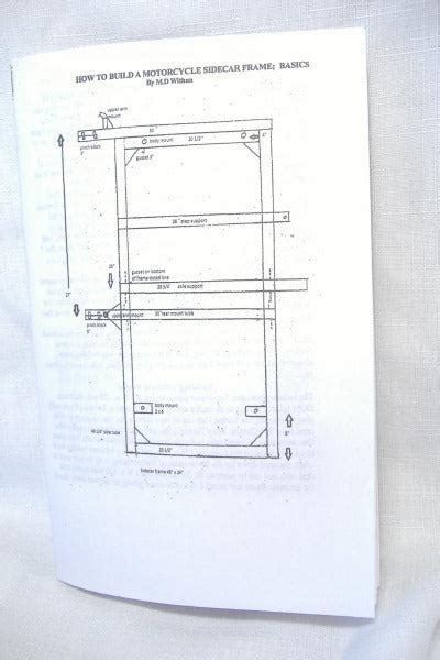 How To Build A Motorcycle Sidecar Frame: Basics With Blueprint, Bookle – florida-sidecar-products