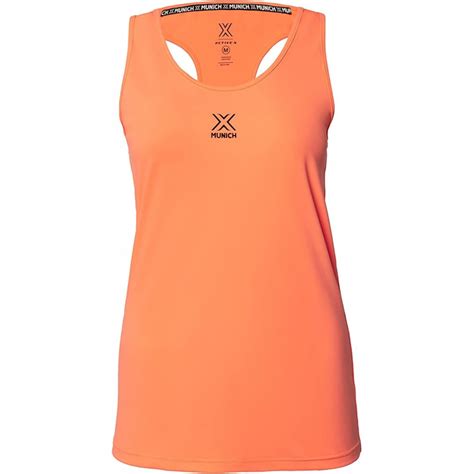 Camiseta Padel Mujer Nadadora Coral MUNICH LIFT TANK Misspadel