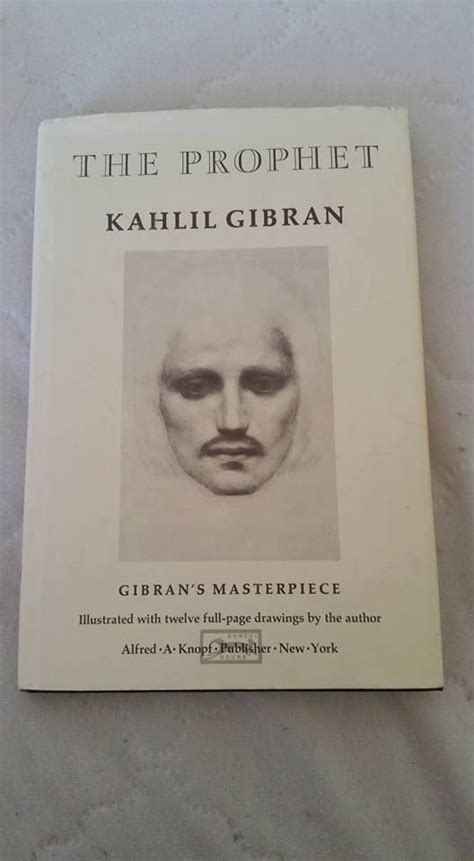 A Book With An Image Of A Man S Face And The Title The Prophe Kahil Gibran