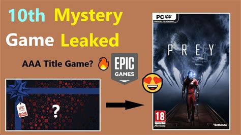 Epic Games Th Mystery Game Leaked Today Epic Games Mystery Game