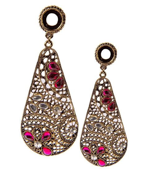 Adhira 24kt Gold Plated Earrings Buy Adhira 24kt Gold Plated Earrings