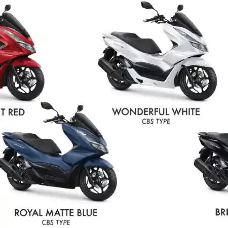 Punya Tampilan Baru Berikut Daftar Pilihan Warna Honda PCX160