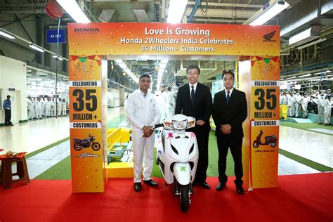 Honda 2wheelers India Crosses 35 Million Production Milestone Autodevot