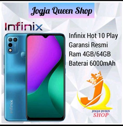 Jual Infinix Hot Play Ram Gb Gb Garansi Resmi Random Di Seller Jogja Queen Shop