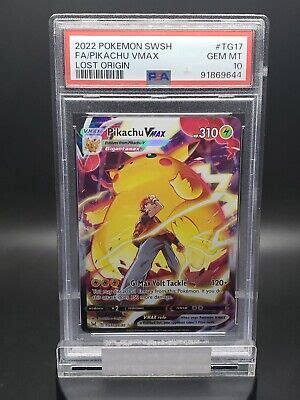 Pikachu Vmax Tg Tg Swsh Lost Origin Trainer Gallery Holo Ebay