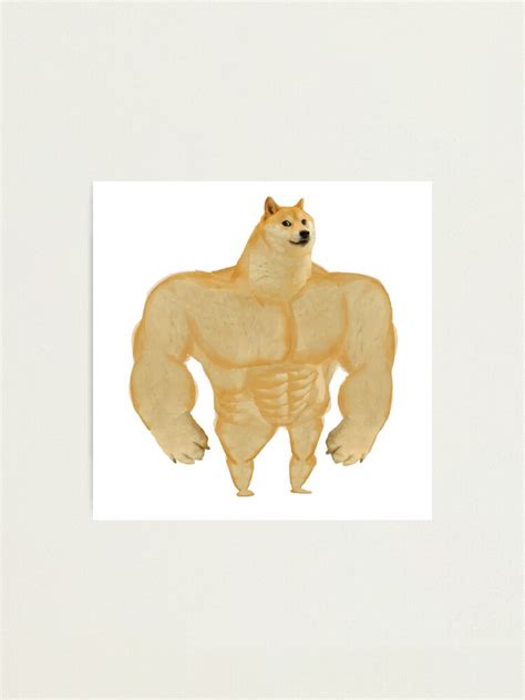 "Buff Doge meme" Photographic Print by FulllHDeni | Redbubble