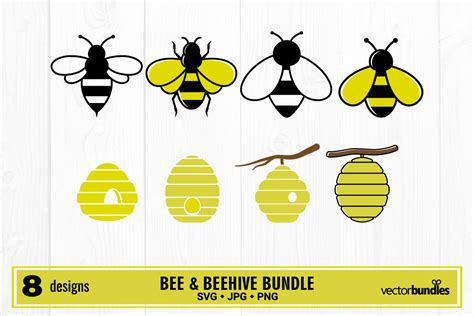 Bee Clipart Bundle Svg Graphic by vectorbundles · Creative Fabrica