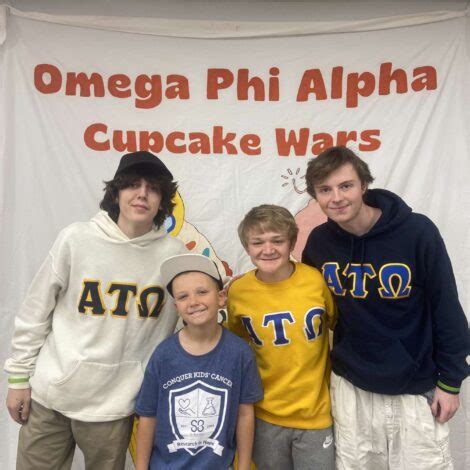 Alpha Tau Omega Participates In Omega Phi Alpha S Cupcake Wars Alpha