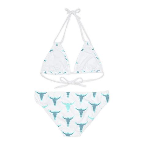 Disco Cowgirl Bikini Coastal Cowgirl Bull Skull Bikini Country Bikini Skull Bikini Goth Summer