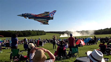 Raf Typhoon First Public Display Uk Midland Air Festival Youtube