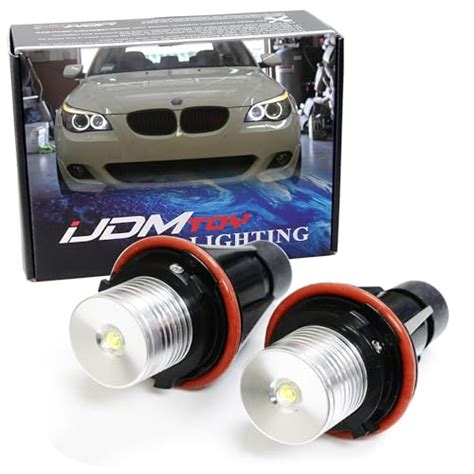 Ijdmtoy White Led Angel Eye Ring Marker Bulbs Compatible With Bmw