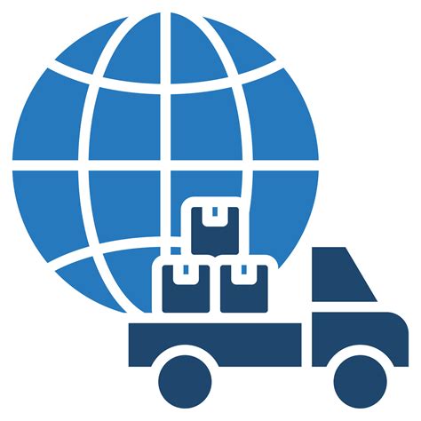 Global Supply Chain Icon line vector illustration 35535798 Vector Art