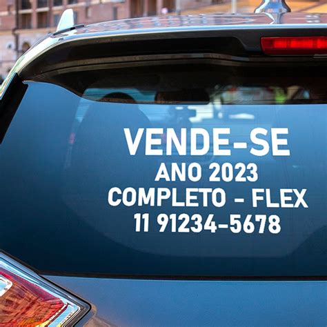 Adesivo Vende Se Carro Banner Sul