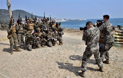 The New Gathering Storm Us South Korea Marines Stage Major Landing Drill