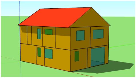 3D model of the building. 3D model of the building. | Download Scientific Diagram