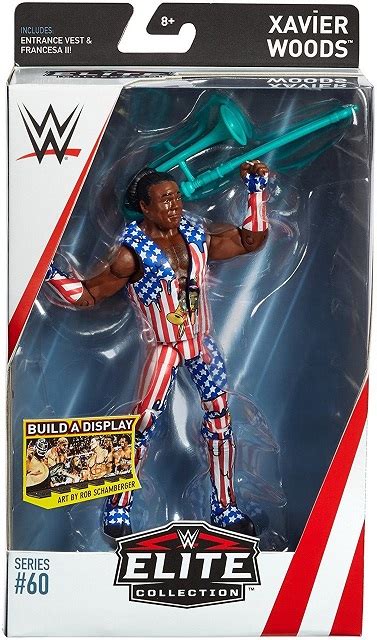 WWE Elite 60 Xavier Woods NEW DAY Smackdown Live RAW Mattel toys action ...