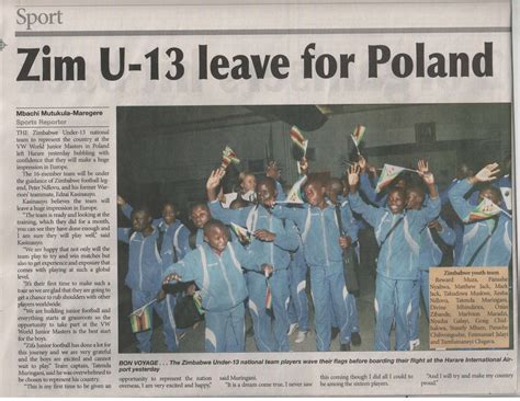 KitAid: GREAT NEWS FROM ZIMBABWE!