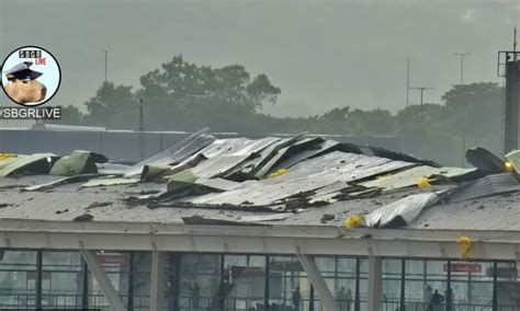 Esta O Aeroporto Guarulhos Da Linha Jade Tem Parte Do Telhado