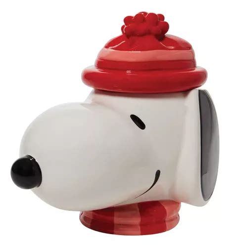 Enesco Peanuts Ceramics Snoopy Face Tarro Para Galletas Env O Gratis