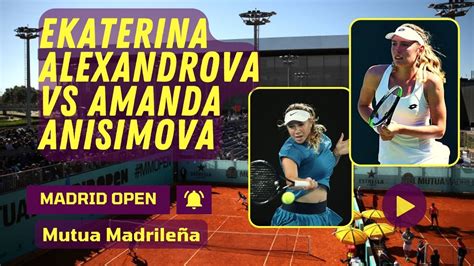 Ekaterina Alexandrova vs Amanda Anisimova Highlights Archives - Tennisnewspro