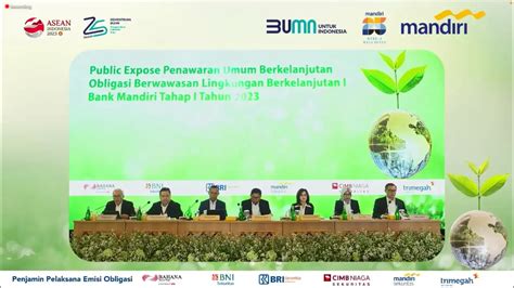 Bank Mandiri Terbitkan Green Bond Incar Dana Rp Triliun Saham