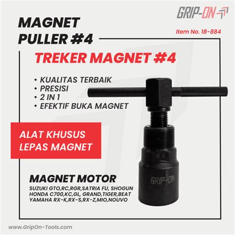 Jual Grip On Magnet Puller Treker Magnet No Honda Yamaha Suzuki