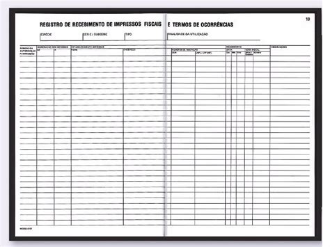 Livro Fiscal Modelo 57 Registro De Recebimentos 50fls Mercado Livre