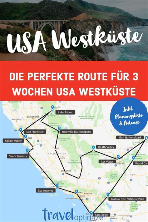 Rundreise Westk Ste Usa Geniale Roadtrip Routen Westk Ste Usa