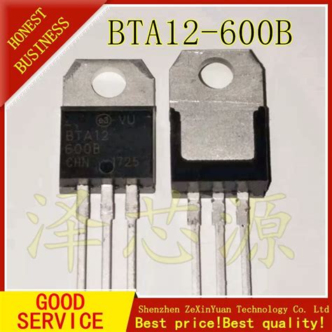 10pcs Bta12 600b Bta12 Bta12 600 Triacs 12 Amp 600 Volt To 220 New