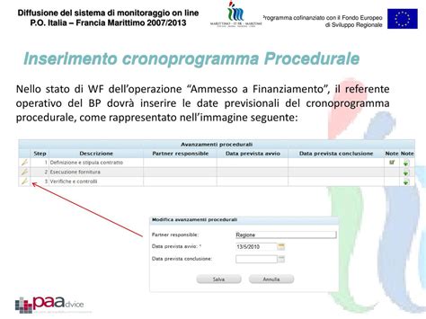 Programma Cofinanziato Con Il Fondo Europeo Di Sviluppo Regionale Ppt