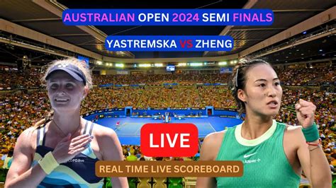 Dayana Yastremska Vs Qinwen Zheng LIVE Score UPDATE Today WTA 2024