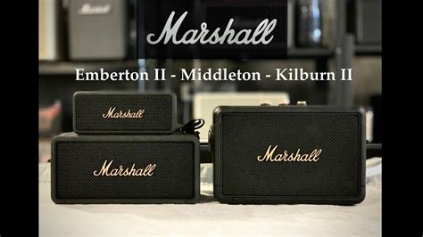 Sound Comparison Between Marshall Emberton 2 Vs Marshall Middleton Vs