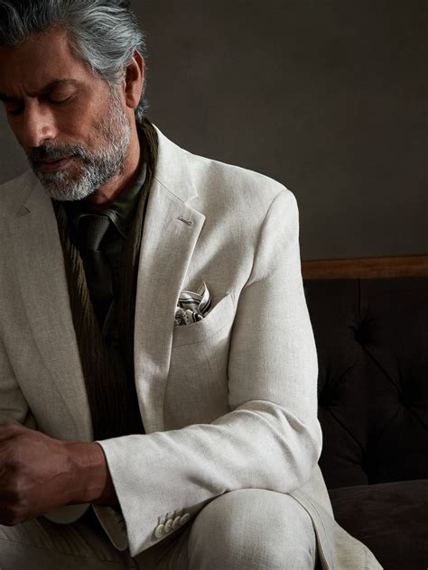 Milano Linen Suit Jacket Banana Republic