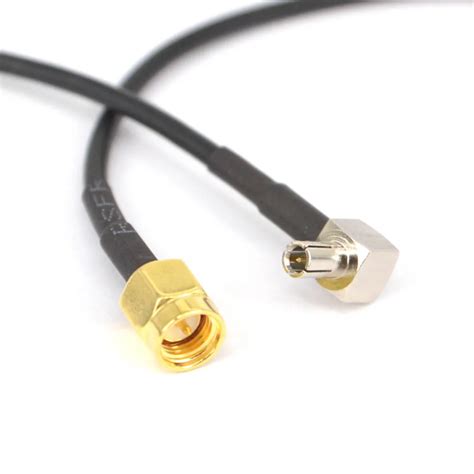 2 Pieces Rf Connector Sma To Ts9 Cable Sma Male To Ts9 Male Rightangle