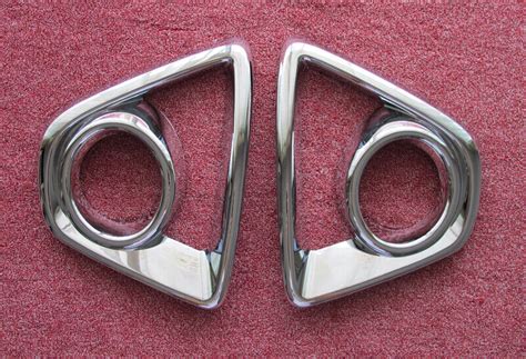 Chrome Front Rear Fog Light Cover Set For Mazda Cx