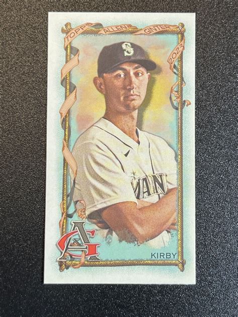 Topps Allen Ginter George Kirby Mariners Mini Baseball Card