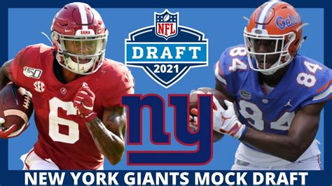 Nfl Mock Draft New York Giants Round Mock Draft Youtube