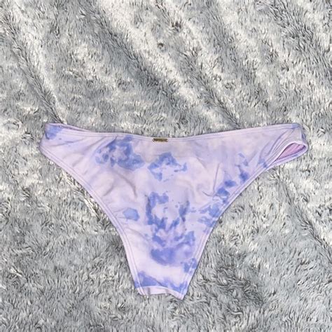 Hollister Tie Dye Cheeky Bikini Bottom Size XS Depop