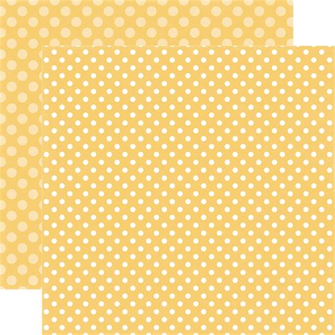 Dots And Stripes Fall Honey Dot 12x12 Patterned Paper Echo Park Paper Co