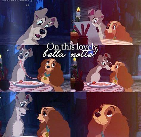 Day 21: Favorite Kiss - From Lady and the Tramp. This scene is so ...