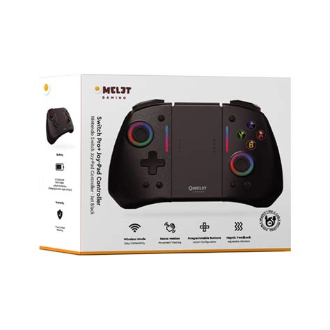 Omelet Gaming Switch Pro Joy Pad Wireless Gaming Controller Jet Black