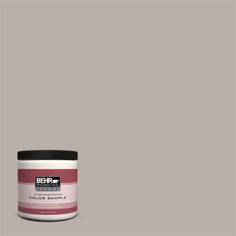 Behr Premium Plus Ultra 8 Oz T18 08 Off The Grid Matte Interior