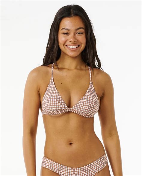 Rip Curl Women S Classic Surf Crossback Triangle Bikini Top Maui Nix