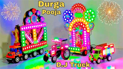 Gauri Navdurga Pooja Radha Krishna Dj Mini Truck Kaalimata Ganesh