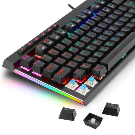 Teclado Mec Nico Gamer Redragon Vata Pro Switch Blue K Rgb Pro