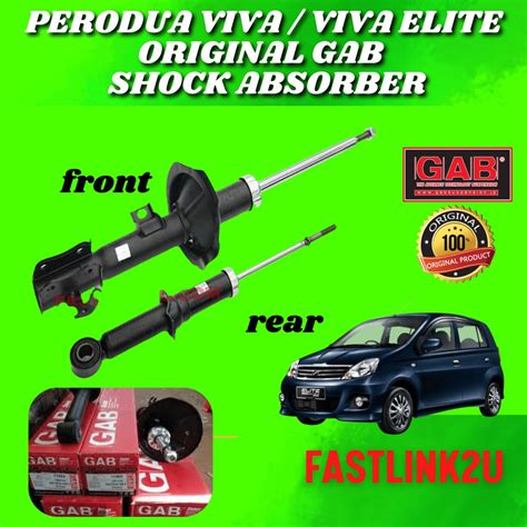 Original Gab Perodua Viva Viva Elite Shock Absorber New Genuine