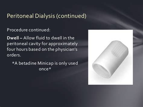 Peritoneal dialysis